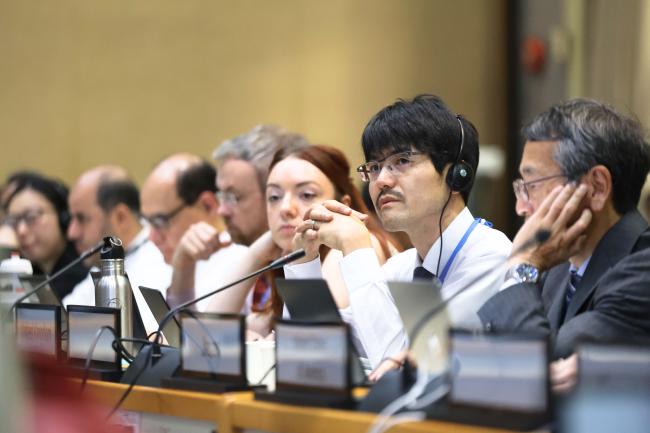 Delegates following the proceedings of CG2 