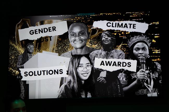 Gender Climate Solutions Award - WECF-Side Event -COP28 5dec2023 - Photo