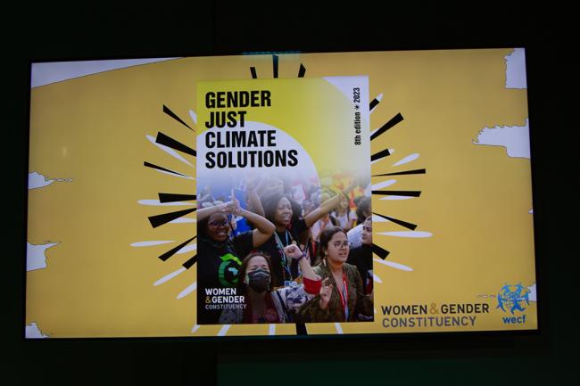 Gender Just Climate Solutions - WECF-Side Event -COP28 5dec2023 - Photo