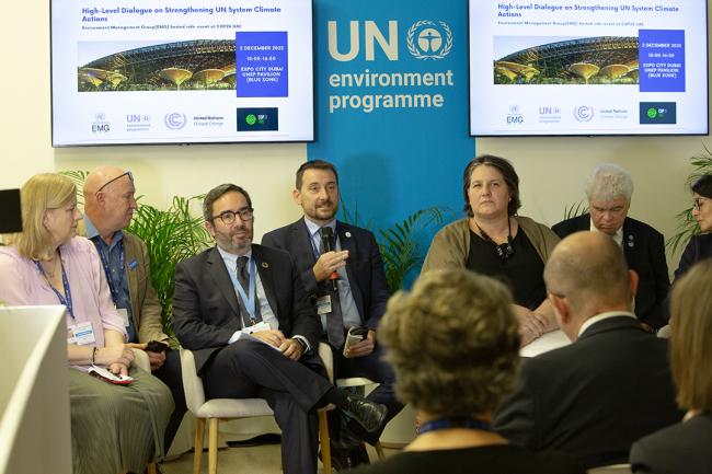 Gernot Laganda, World Food Programme (WFP) - EMG Side Event - COP28 - 2 Dec 2023 - Photo