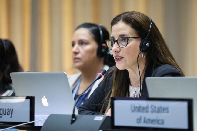 Judith Torres, Urugiay, reporting back from Contact Group 2