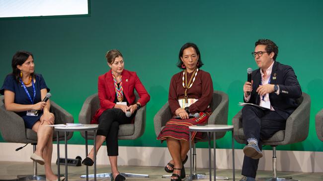 Julian Hill-Landolt, Senior Director, Nature Action & Member of the Extended Leadership Group, WBCSD-OCEAN - SideEvent - 9dec2023 - Photo