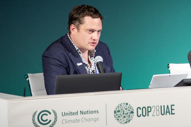 Kevin Krausert, CEO & Co-Founder, Avatar Innovations (Moderator)-IGU-COP28 6dec2023 - Photo