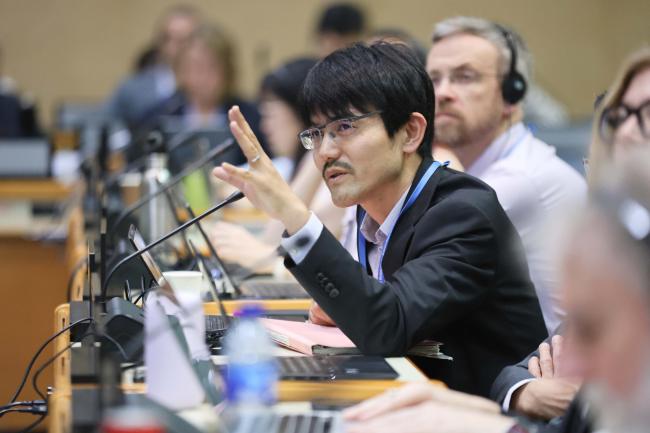 Koki Takaki, Japan - OEWG2 SPP - 14Dec23 - Photo | IISD Earth ...