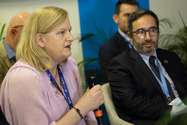 Liliana Annovazzi-Jakab, United Nations Economic Commission for Europe -  EMG Side Event - COP28 - 2 Dec 2023 - Photo