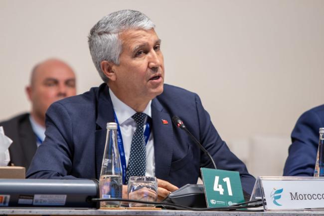 Mohammed Sadiki, Minister of Agriculture, Maritime Fisheries, Rural Development, and Water and Forests, Morocco