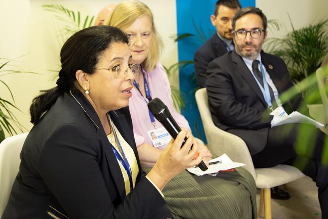 Najat Mokhtar, Deputy Director General, Department of Nuclear Sciences and Applications - EMG Side Event - COP28 - 2 Dec 2023 - Photo