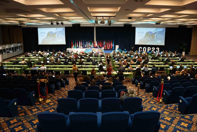 COP23 Plenary on day one