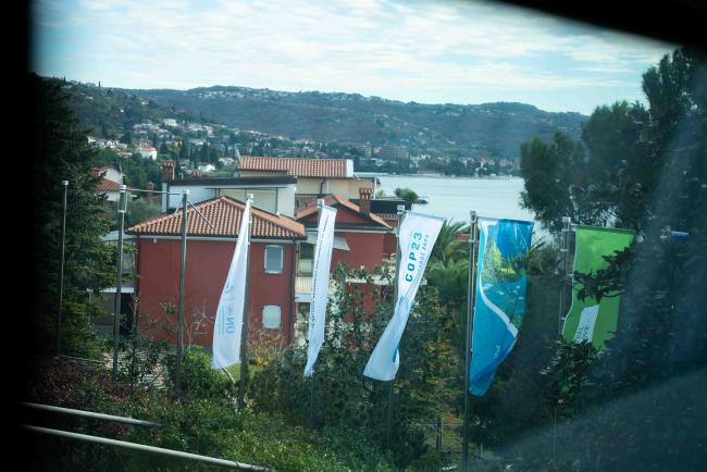 Portorož from the venue