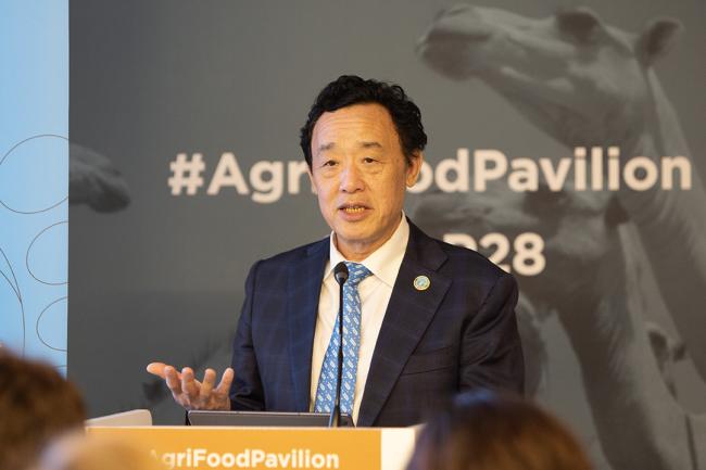 Qu Dongyu, Director General, FAO - FAO - 1 Dec 2023 - Photo