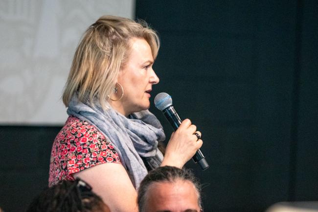 Audience question