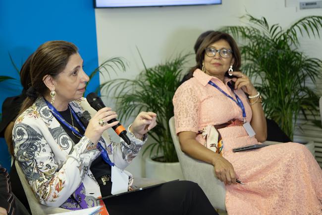 Rola Dashti, Executive Secretary, UN Economic and Social Commission for Western Asia (UNESCWA)- EMG Side Event - COP28 - 2 Dec 2023 - Photo