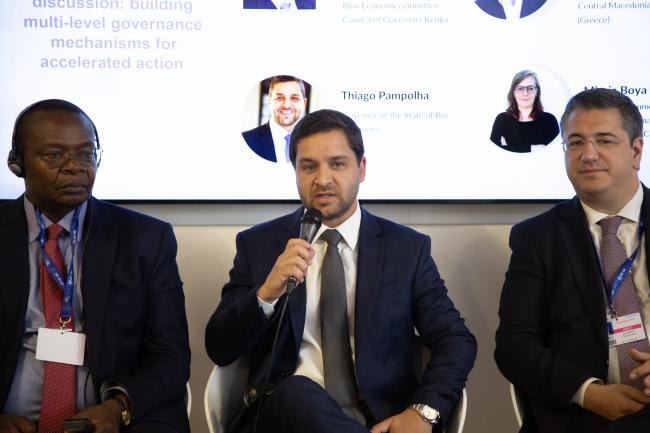 Thiago Pampolha, Vice-Governor of the State of Rio de Janeiro -IISD-COP28 6dec2023 - Photo