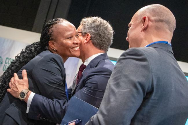 Delegate hug