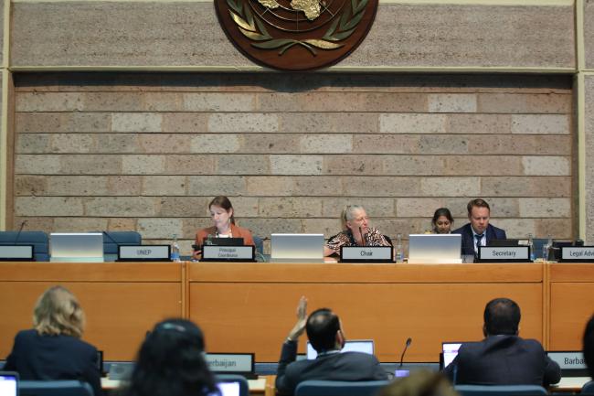 View of the dais 