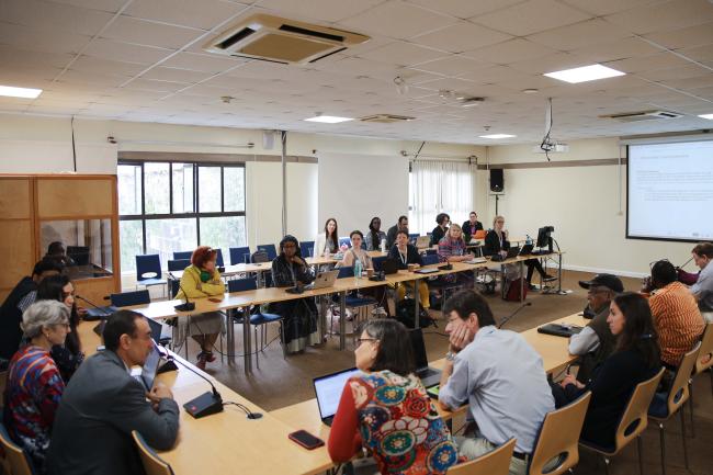 View of the room during the Major Groups and Stakeholders Daily Consultations  