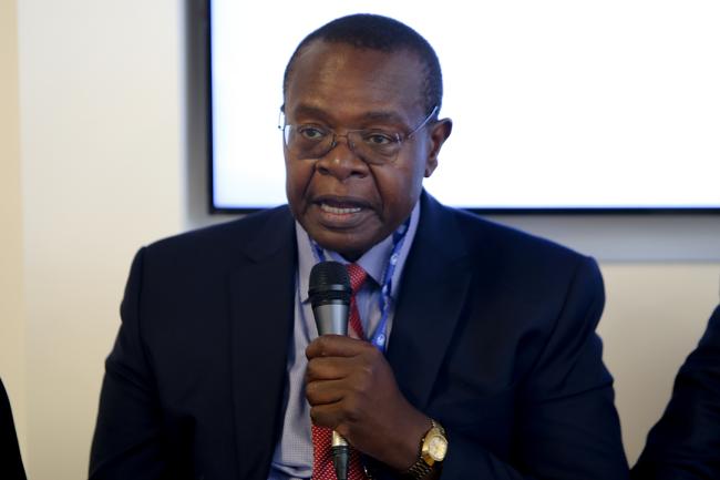 Wilber Ottichilo, Governor of Vihiga County and Chair of the Environment and Climate Change Committee at Kenya Council of Governors -IISD-COP28 6dec2023 - Photo