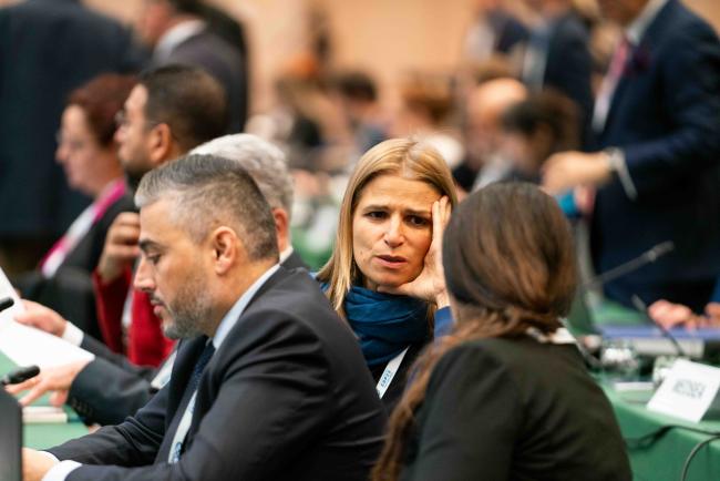 delegates before plenary