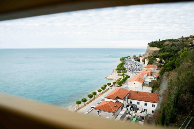 Mediterranean Sea from the venue