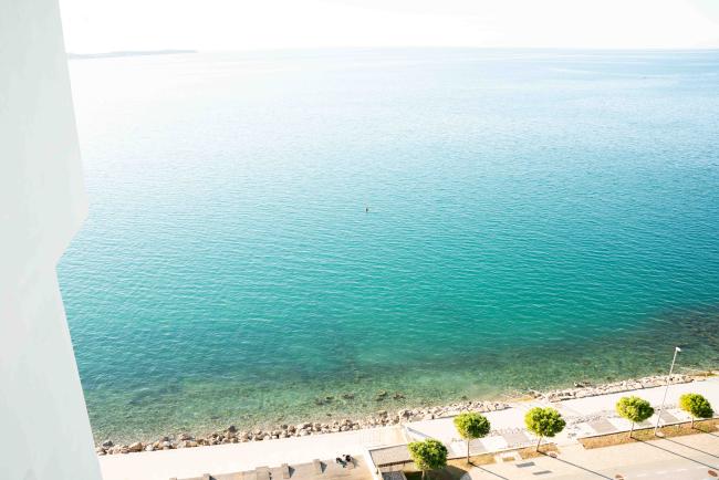view of the Mediterranean from the venue