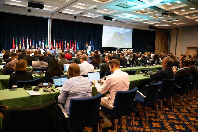 Plenary during morning session