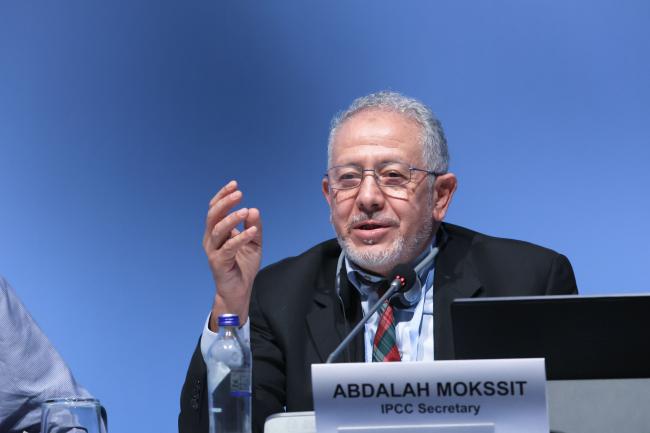 IPCC Secretary Abdalah Mokssit 