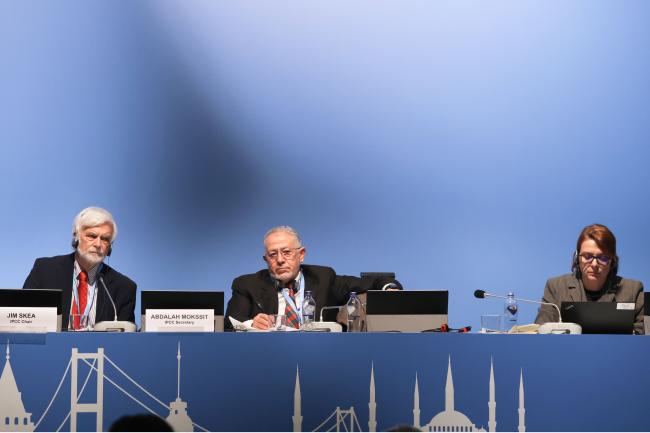 View of the dais 