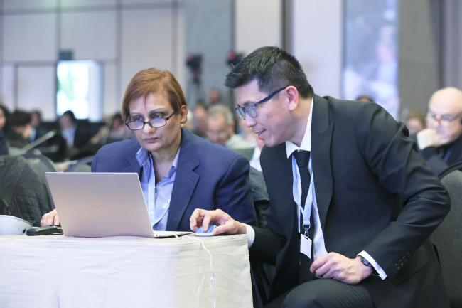 WGIII Co-Chair Joy Jacqueline Pereira, Malaysia, and WGII Co-Chair, Winston Chow, Singapore 