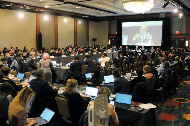 Council members during the afternoon session