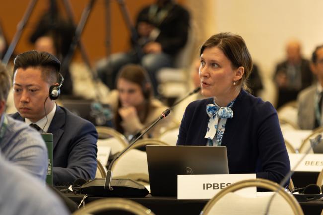 Simone Schiele, Intergovernmental Science-Policy Platform on Biodiversity and Ecosystem Services (IPBES)