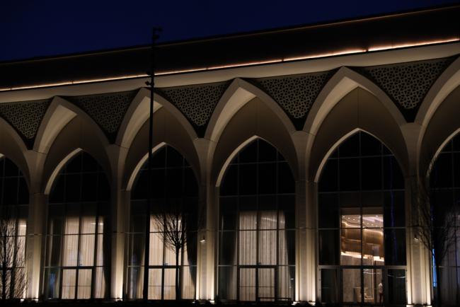 Venue at night