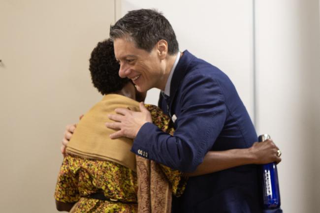 Elizabeth Maruma Mrema, Deputy Executive Director, UNEP, and Jorge Laguna-Celis, Head of the 10YFP Secretariat, UNEP