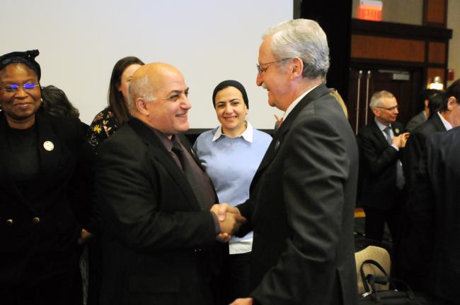 Karim Baba, Algeria, and William Ehlers, GEF Council Secretary