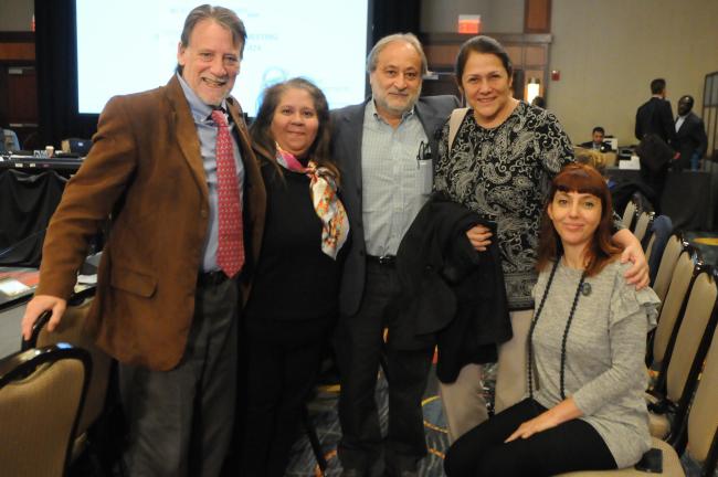 Representatives from the Latin America region at the end of the session