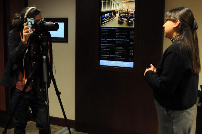 Laura Elisa Aguirre Tellez, Council Member, Mexico, is interviewed by Felipe Ruiz and Tasha Goldberg, ENB
