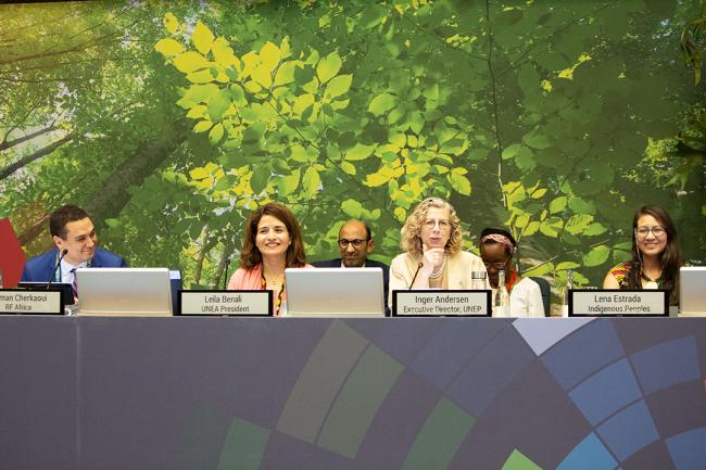 Meeting with UNEA President Leila Ben Ali and UNEP Executive Director Inger Andersen - GMGSF20 - 25Feb 2024