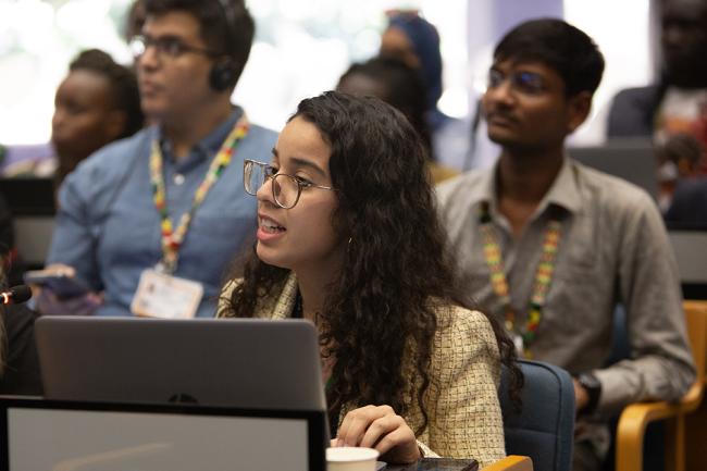 Oumnia Anfer, Children and Youth Major Group - GMGSF20 - 25Feb 2024