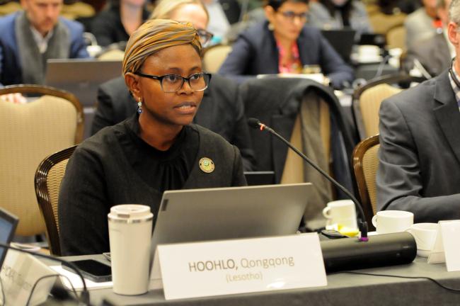 Qongqong Hoohlo, Council Member, Lesotho