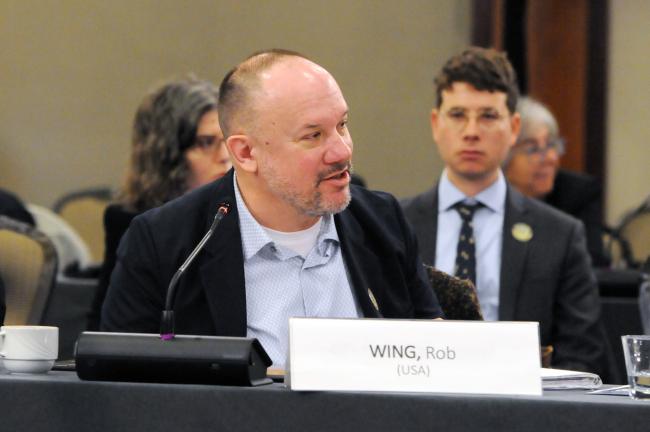 Rob Wing, Alternate Council Member, US