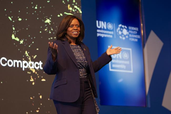 Sanda Ojiambo, Executive Director, United Nations Global Compact - SPBF -27Feb2024
