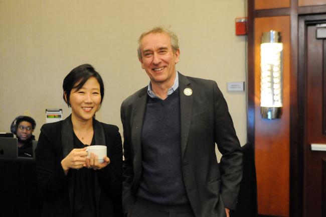 SungAh Lee, IUCN, and Robert Bisset, GEF Secretariat