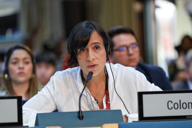 María Susana Muhamad González, Minister of Environment and Sustainable Development, Colombia