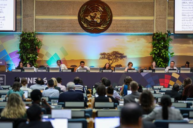View of the dais during Contact Group II: Cluster C