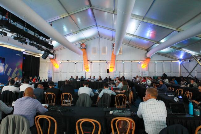 View of the room during Contact Group I: Cluster A