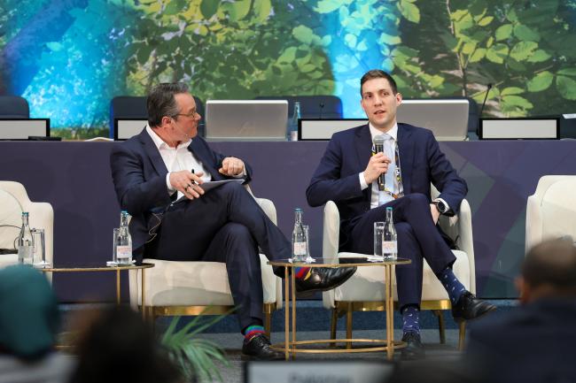 Alex Threlfall, Reuters, and Andreas Bjelland Eriksen, Minister of Climate and Environment, Norway