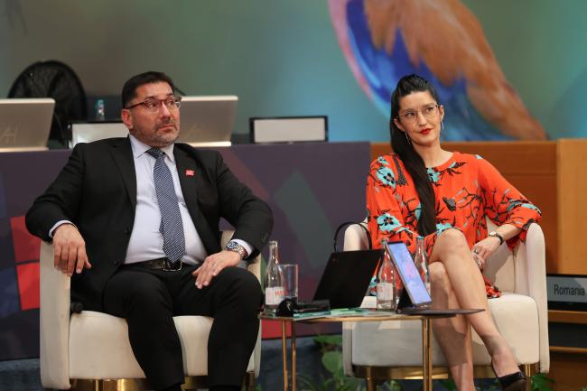 Osvaldo Álvarez-Pérez, Minamata Convention COP 6 President, and Camila Isabel Zepeda Lizama, Bern III Conference Co-Chair, Ministry of Foreign Affairs, Mexico