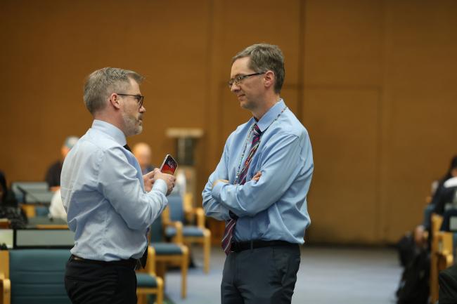 Sverre Thomas Jahre, Norway, and John Thompson, US
