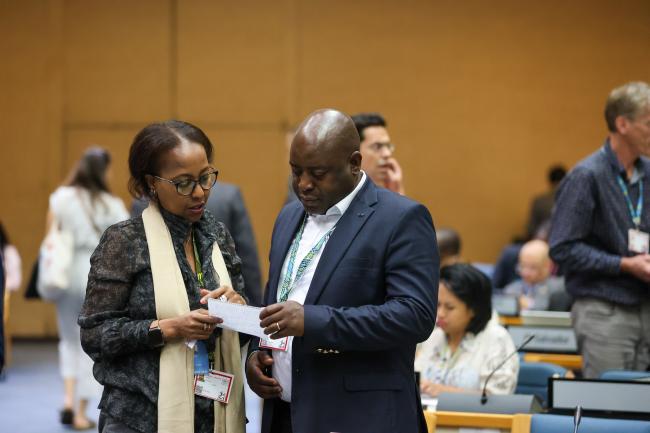 Doreen Ruyondo, Uganda, and Steady Kangata, Zimbabwe
