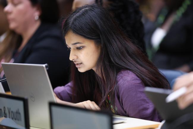 Aishwarya V, Children and Youth Major Group