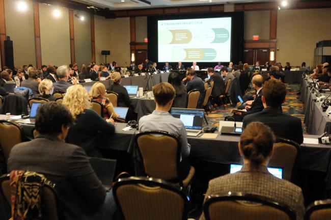A view of the room during the 1st GBFF Council Meeting